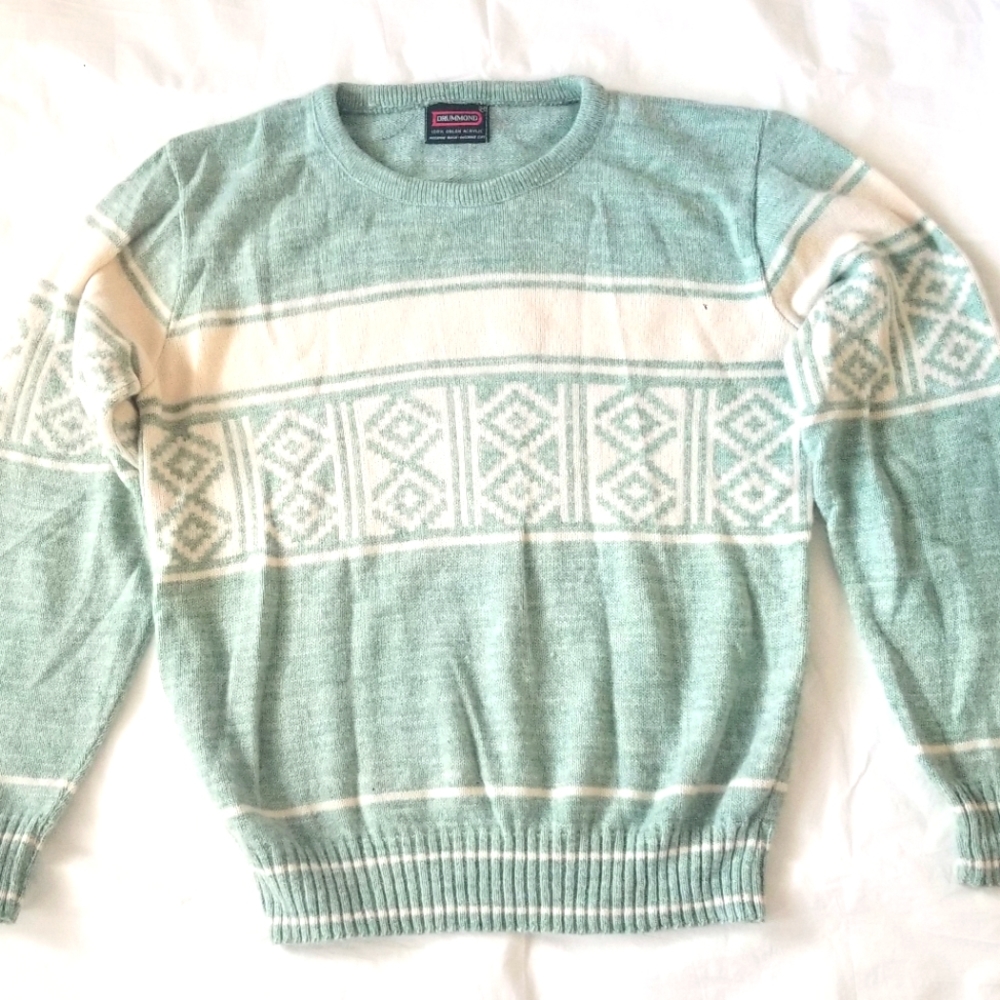 DRUMMOND Men's Vtg Sweater Size M